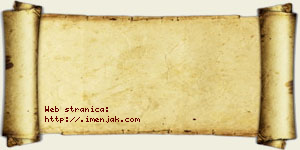 Olga Biberović vizit kartica